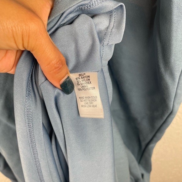 Lulus Margaux One shoulder maxi dress in slate NEW - Picture 14 of 16